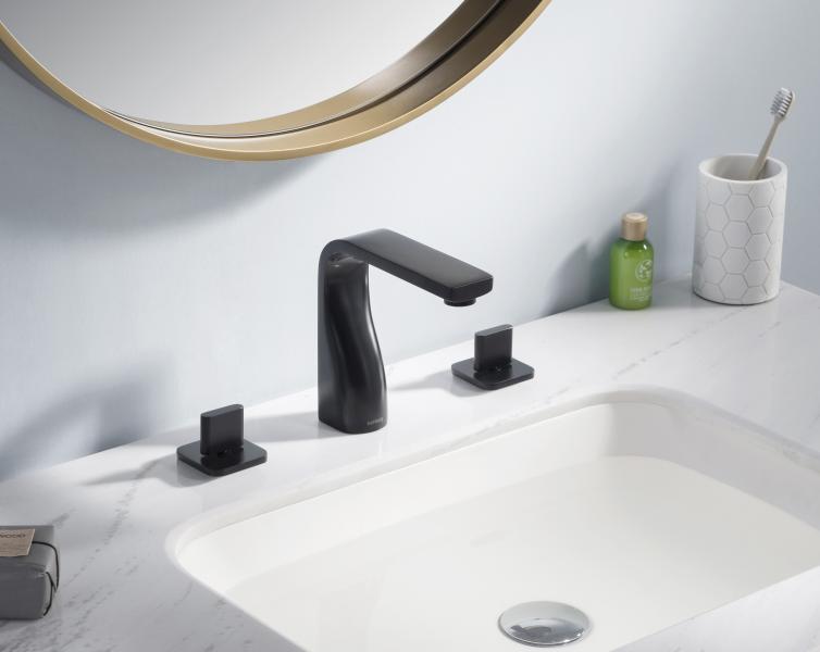Matte black bathroom faucet modern