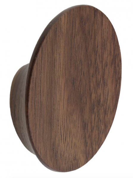 Caden walnut wood cabinet knob
