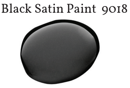 black satin paint from blakes and kropp