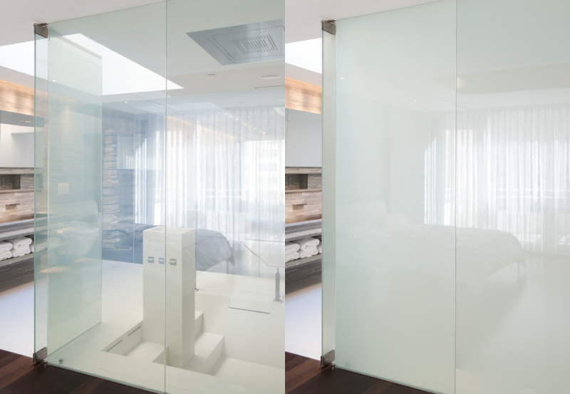 Turett collective upper east side penthouse showing shower glass variety