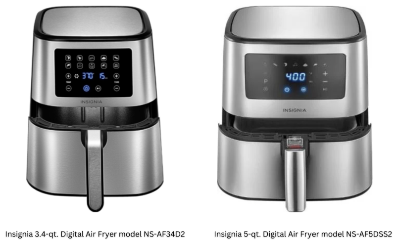 Insignia Air Fryers and Air Fryer Ovens