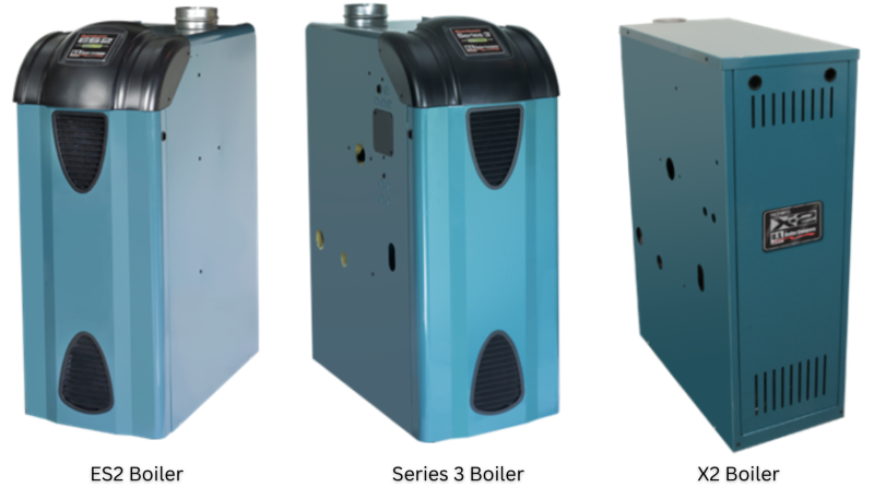 U.S. Boiler, New Yorker Boiler, Advantage, FORCE and Archer brand gas-fired hot water residential boilers