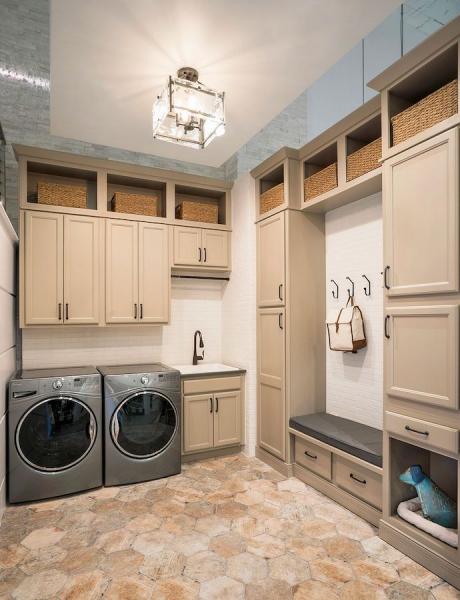 Laundry and mudroom combined